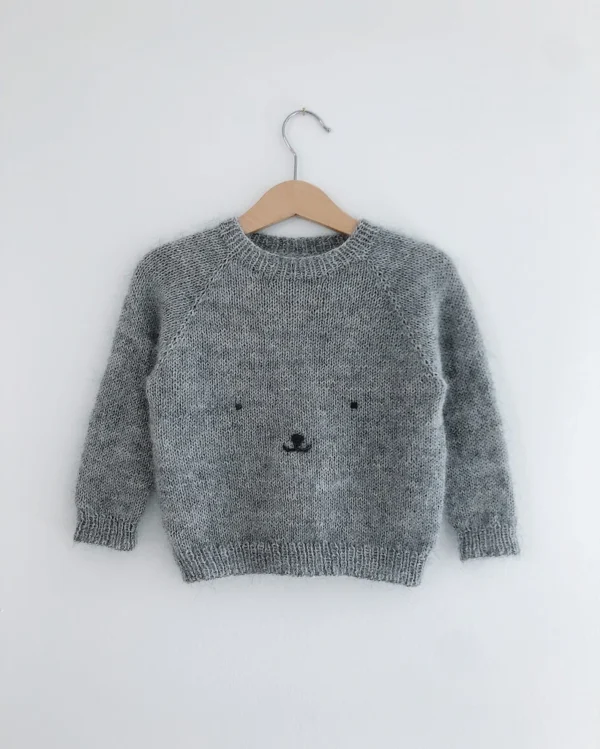 Teddy Bear pulóver babáknak és kisgyermekeknek – Kötésminta nyomtatott formában - Image 6