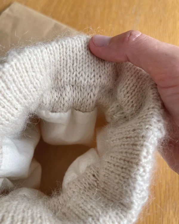 PetiteKnit BÉLÉS – KEREK ALJÚ TÁSKÁHOZ - Image 8
