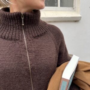 Zipper Sweater Light – Kötésminta nyomtatott formában
