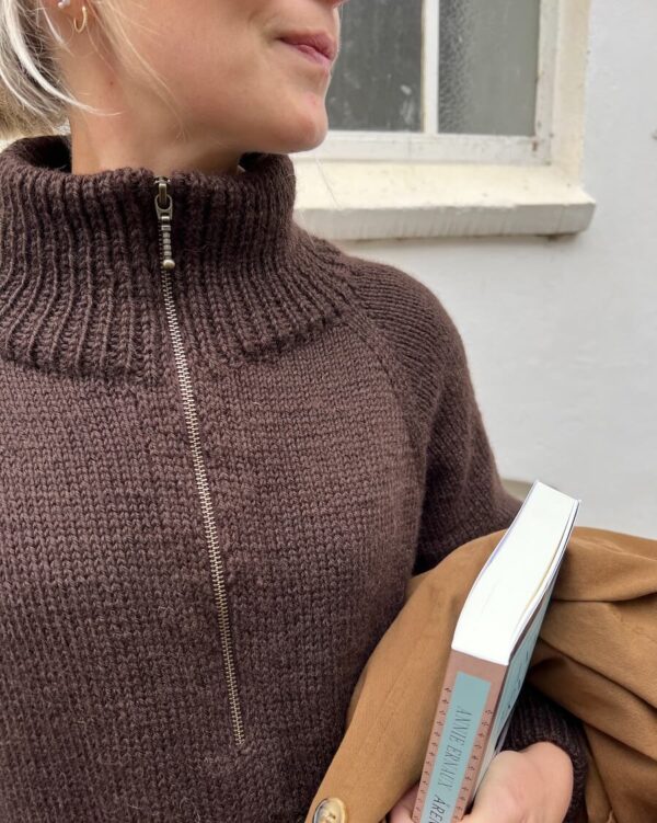 Zipper Sweater Light – Kötésminta nyomtatott formában